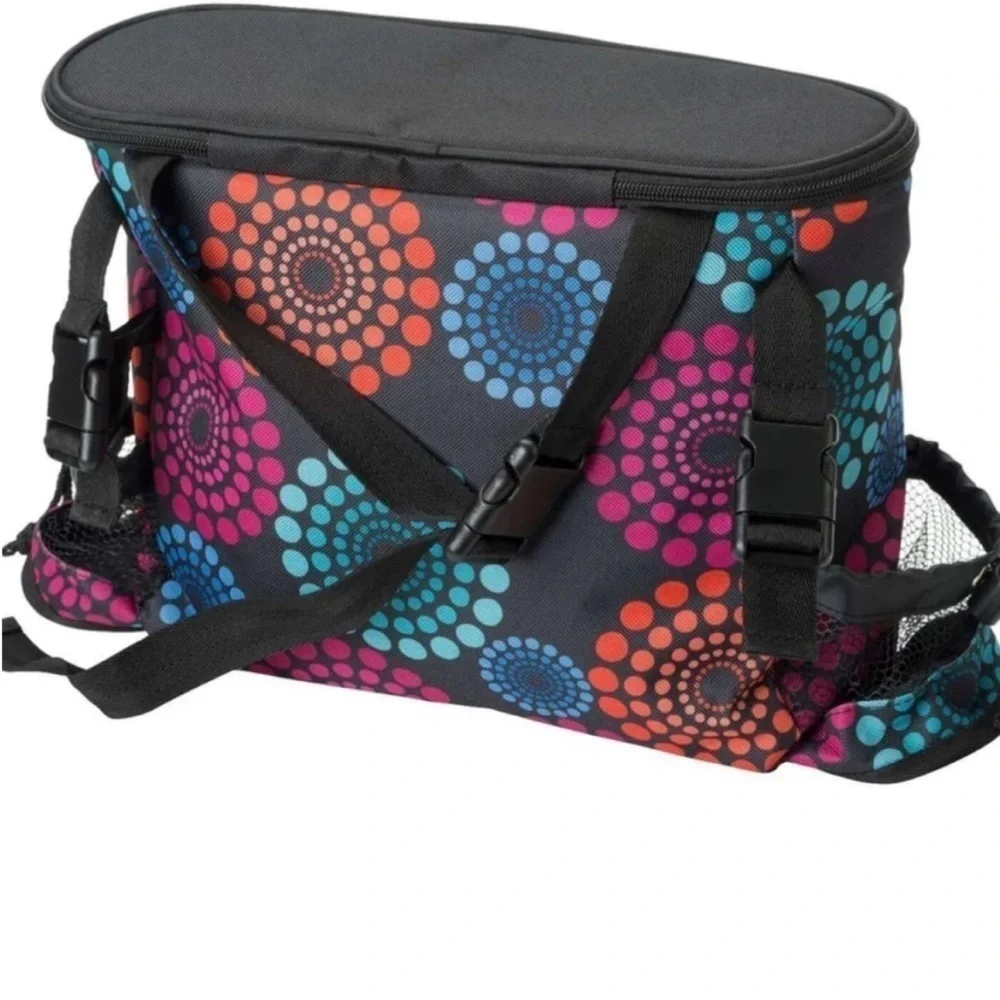 🆕BUNDLE-Insulated Tote-on-the-Go and No Leak Large Adjustable Strap Bag Velcro